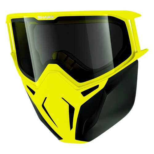 Shark Mask & Goggles Yellow for Street-Drak Helmets