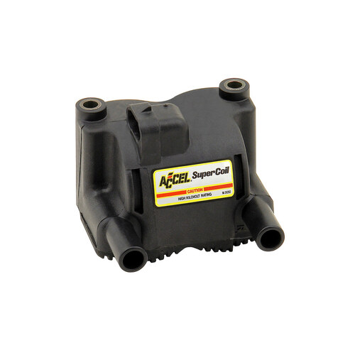 Accel ACL-140410 Ignition Coil Black for Softail 01-06/Dyna 04-11/Touring 02-07 w/Delphi EFI