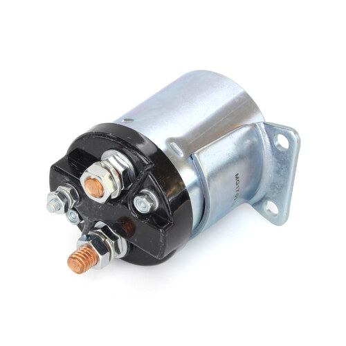 Accel ACL-40111 Starter Solenoid Zinc for Big Twin 65-86 w/4 Speed/Softail 84-88/Sportster 67-80
