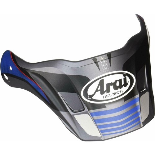 Arai Replacement Peak for XD-4 Helmets Vision Grey/Blue/Black