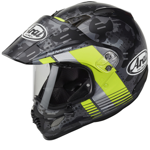 Arai XD-4 Cover Matte Fluro Yellow Helmet [Size:SM]