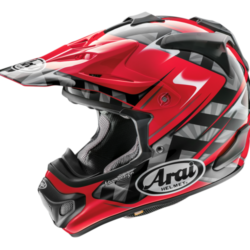 Arai VX-Pro 4 Scoop Black/Red Helmet [Size:LG]