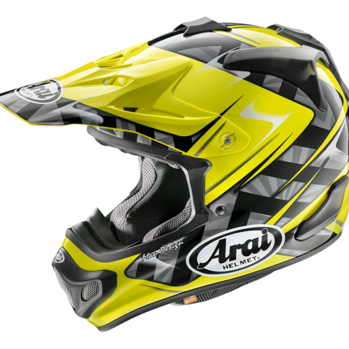 Arai VX-Pro 4 Scoop Black/Yellow Helmet [Size:MD]