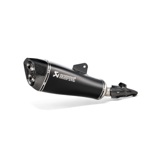 Akrapovic Slip-On Line Black Titanium Muffler System w/Carbon End Cap for BMW R 1250 R 19-20/R 1250 RS 19-20