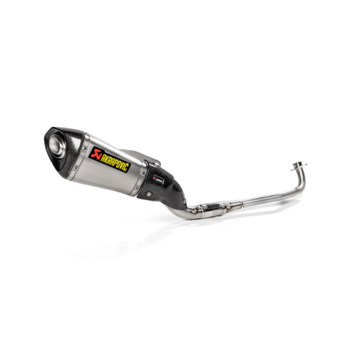 Akrapovic Racing Line Titanium Full Exhaust System w/Carbon End Cap for Honda MSX 125/Grom 16-20