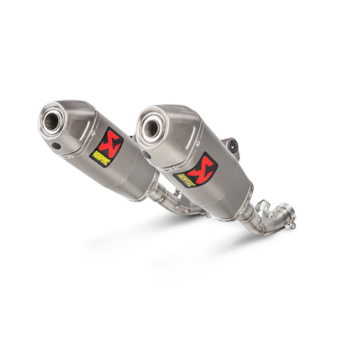 Akrapovic Slip-On Line Titanium Muffler System w/Titanium End Cap for Honda CRF 450 R/RX 17-18