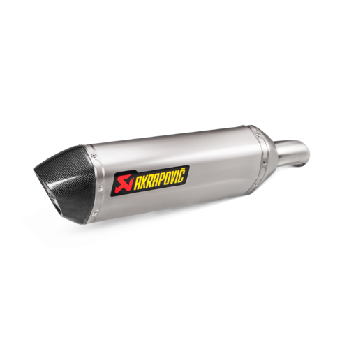 Akrapovic Slip-On Line Titanium Muffler System w/Carbon End Cap for Honda VFR 800F 17-20/VFR 800X Crossrunner 17-20
