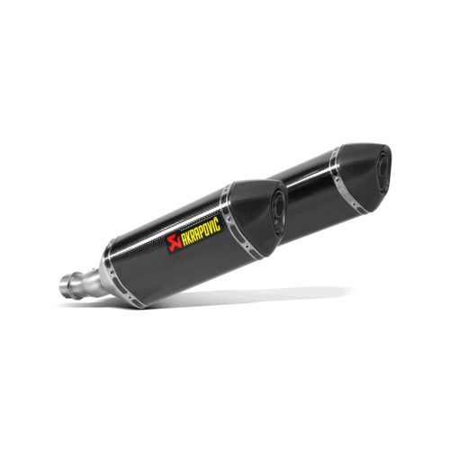 Akrapovic Slip-On Line Carbon Muffler System w/Carbon End Cap for Kawasaki Z1000 14-19