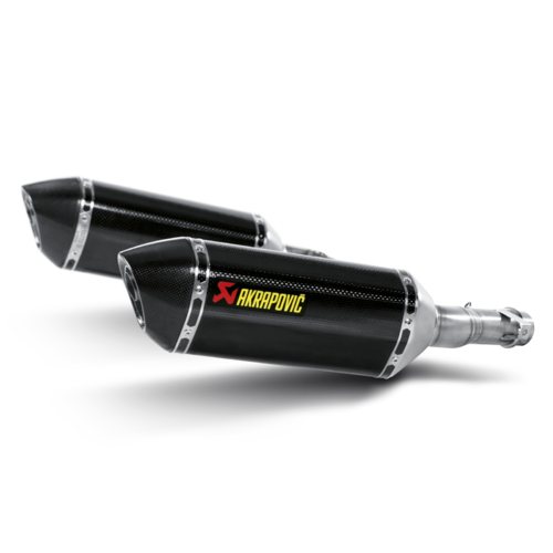 Akrapovic Slip-On Line Carbon Muffler System w/Carbon End Cap for Kawasaki Z1000 10-13/Z1000SX 10-13