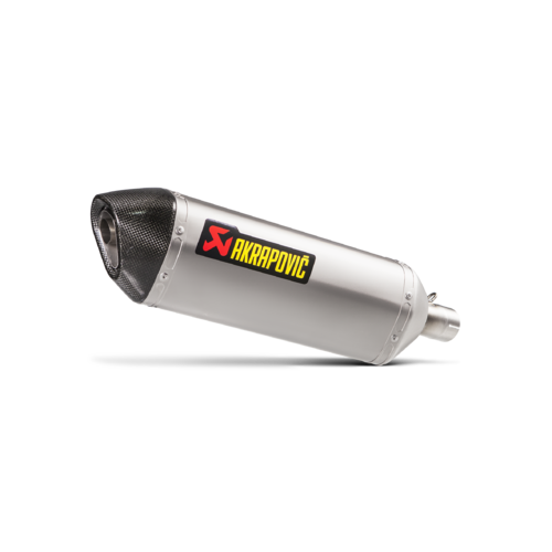 Akrapovic Slip-On Line Titanium Muffler System w/Carbon End Cap for Kawasaki Versys-X 250/300 17-20