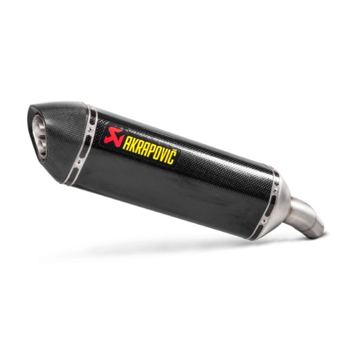 Akrapovic Slip-On Line Carbon Muffler System w/Carbon End Cap for Suzuki GSR 750 17-20/GSX-S750 17-20