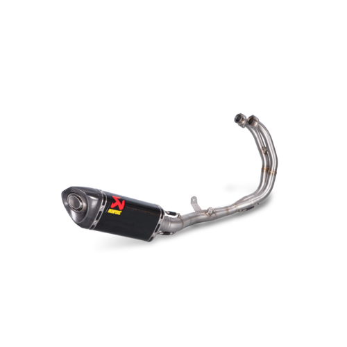 Akrapovic Racing Line Carbon Full Exhaust System w/Carbon End Cap for Yamaha YZF-R3 15-19