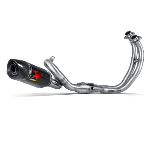 Akrapovic Racing Line Carbon Full Exhaust System w/Carbon End Cap for Yamaha FZ-07 14-20/MT-07 14-20