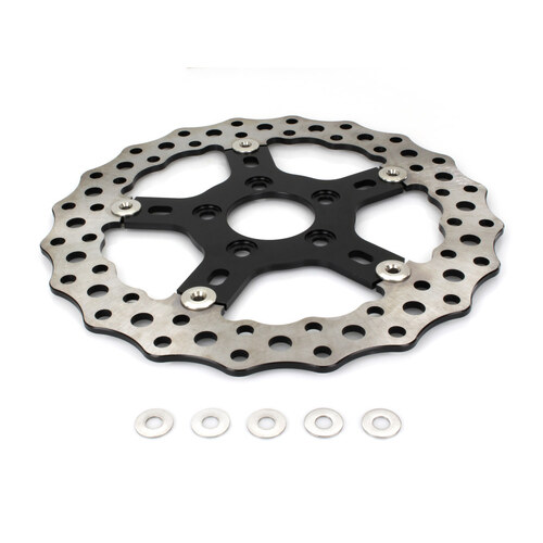 Arlen Ness AN-02-786 11.5" Front or Rear Jagged Disc Rotor for Big Twin/Sportster 00-Up