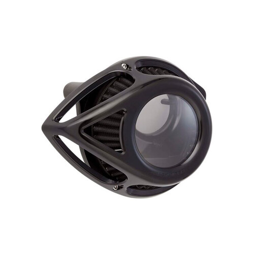 Arlen Ness AN-18-999 Tear Sucker Clear Air Cleaner Kit Black for Softail 18-Up/Touring 17-Up