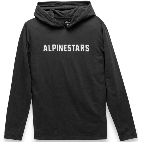 Alpinestars Legit Premium Black Hoodie Tee [Size:SM]