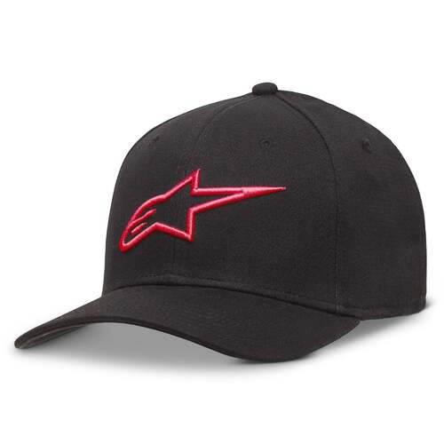 Alpinestars Ageless Curve Black/Red Hat [Size:SM/MD]