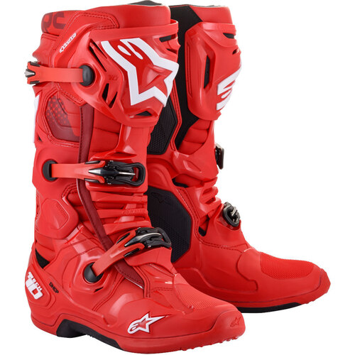 Alpinestars 2023 Tech 10 Red Boots [Size:9]