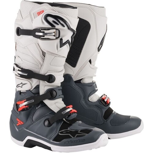 Alpinestars 2023 Tech 7 Dark Grey/Light Grey/Black Boots [Size:8]