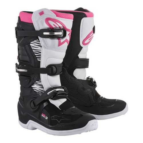 Alpinestars 2023 Stella Tech 3 Black/White/Pink Womens Boots [Size:6]