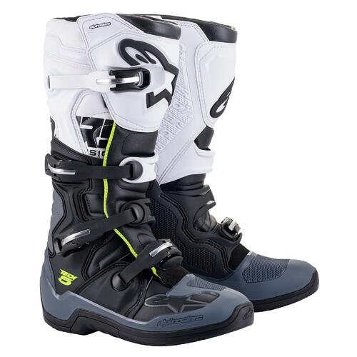 Alpinestars 2023 Tech 5 Black/Dark Grey/White Boots [Size:8]