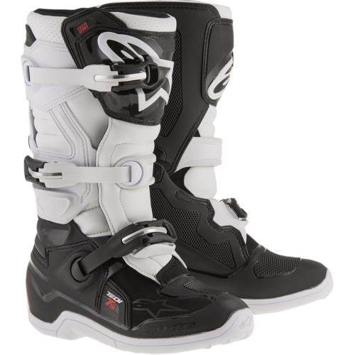 Alpinestars 2023 Tech 7S Black/White Youth Boots [Size:2]