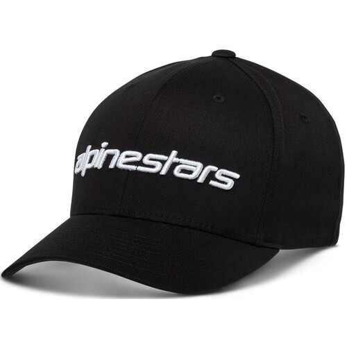 Alpinestars Linear Black/White Hat [Size:SM/MD]