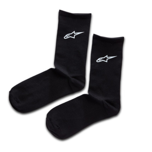 Alpinestars Crew Black Sock [Size:SM]