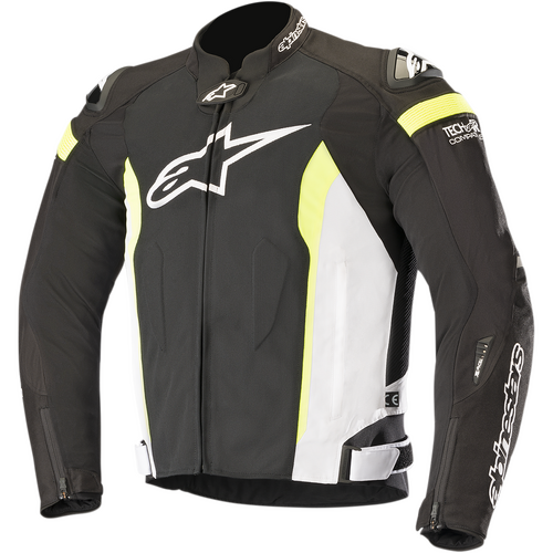 Alpinestars T-Missile Air Black/Fluro Yellow Textile Jacket (Tech-Air Compatible) [Size:SM]