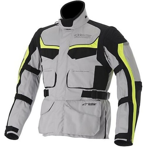 Alpinestars Calama Drystar White/Grey/Yellow Textile Jacket [Size:SM]
