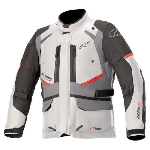 Alpinestars Andes V3 Drystar Ice Grey/Dark Grey Textile Jacket [Size:SM]