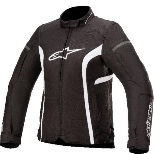 Alpinestars Stella T-Kira V2 Waterproof Black/White Womens Textile Jacket [Size:SM]