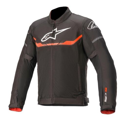 Alpinestars T-SPS Air Black/Fluro Red Textile Jacket [Size:SM]