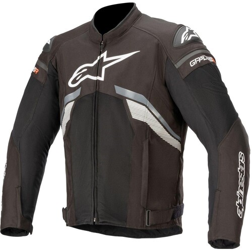 Alpinestars T-GP Plus R V3 Air Black/Dark Grey/White Textile Jacket [Size:4XL]