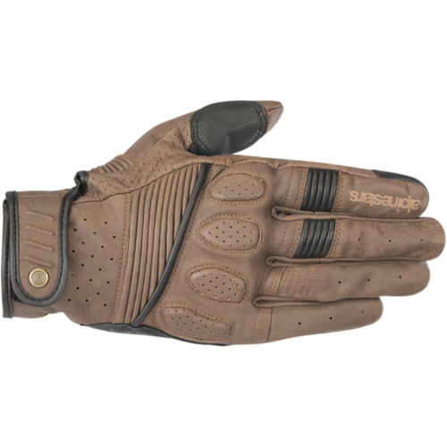 Alpinestars Crazy Eight Brown/Black Gloves [Size:SM]