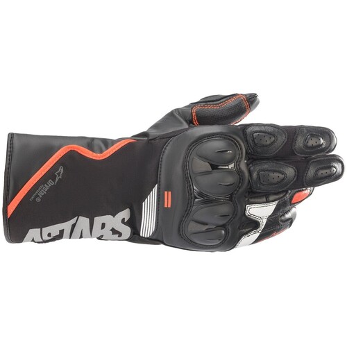 Alpinestars SP-365 Drystar Black/White/Fluro Red Gloves [Size:SM]