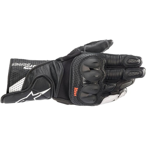 Alpinestars SP-2 V3 Leather Black/White Gloves [Size:3XL]