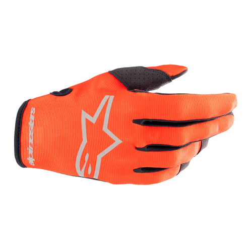 Alpinestars 2023 Radar Hot Orange/Black Gloves [Size:SM]