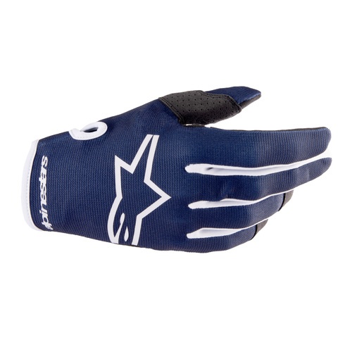 Alpinestars 2023 Radar Night Navy/White Gloves [Size:SM]