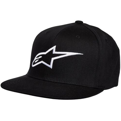 Alpinestars Ageless Flatbill Black/White Hat [Size:SM/MD]