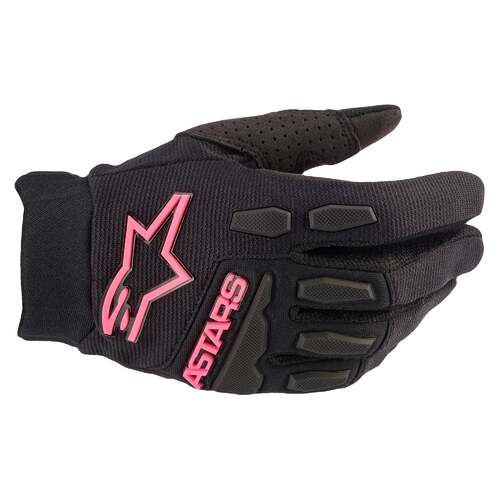 Alpinestars 2023 Full Bore Black/Fluro Pink Womens Gloves [Size:SM]