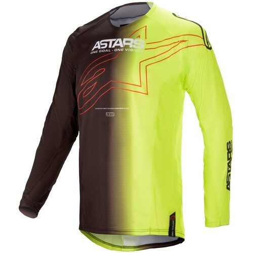 Alpinestars 2021 Techstar Phantom Black/Yellow Jersey [Size:XL]
