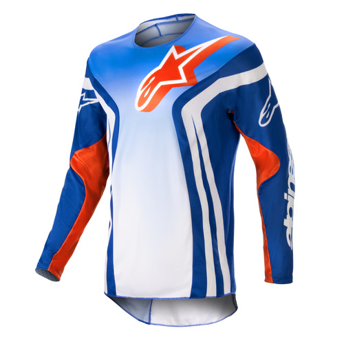 Alpinestars 2023 Racer Semi Blue/Hot Orange Jersey [Size:SM]