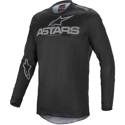 Alpinestars 2023 Fluid Graphite Black/Grey Jersey [Size:SM]