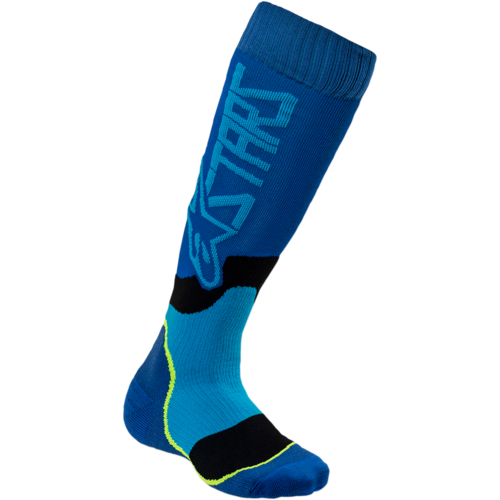 Alpinestars MX Plus 2 Blue/Cyan Youth Socks