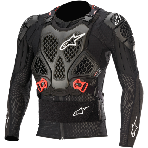 Alpinestars 2023 Bionic Tech V2 Black/Red Protection Jacket [Size:SM]