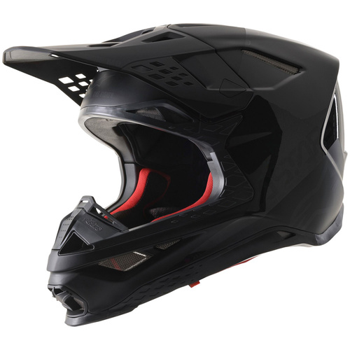 Alpinestars 2023 Supertech M8 Echo Black/Anthracite Helmet [Size:SM]
