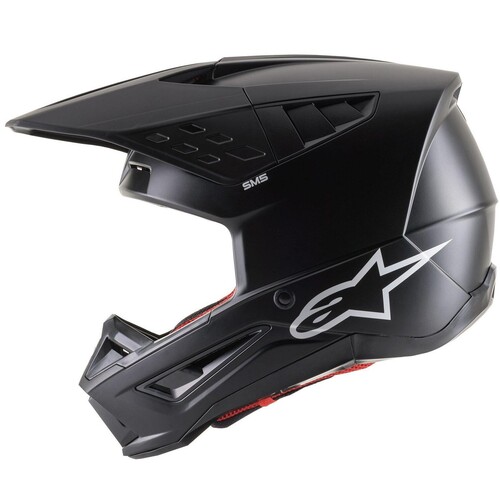 Alpinestars 2023 SM5 Solid Matte Black Helmet [Size:XS]