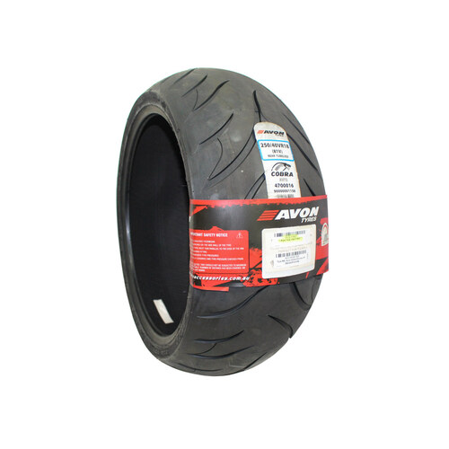 Avon Tyres AV921825 Cobra Chrome AV92 Rear Tyre 250/40-R18 Tubeless
