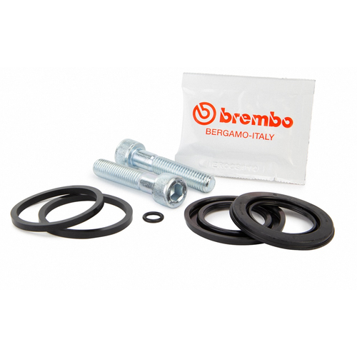 Brembo Brake Caliper Seal Set 38mm w/2 Screws(Brembo F08 Caliper) for most Benelli/Bimota/Ducati/Moto Guzzi Models